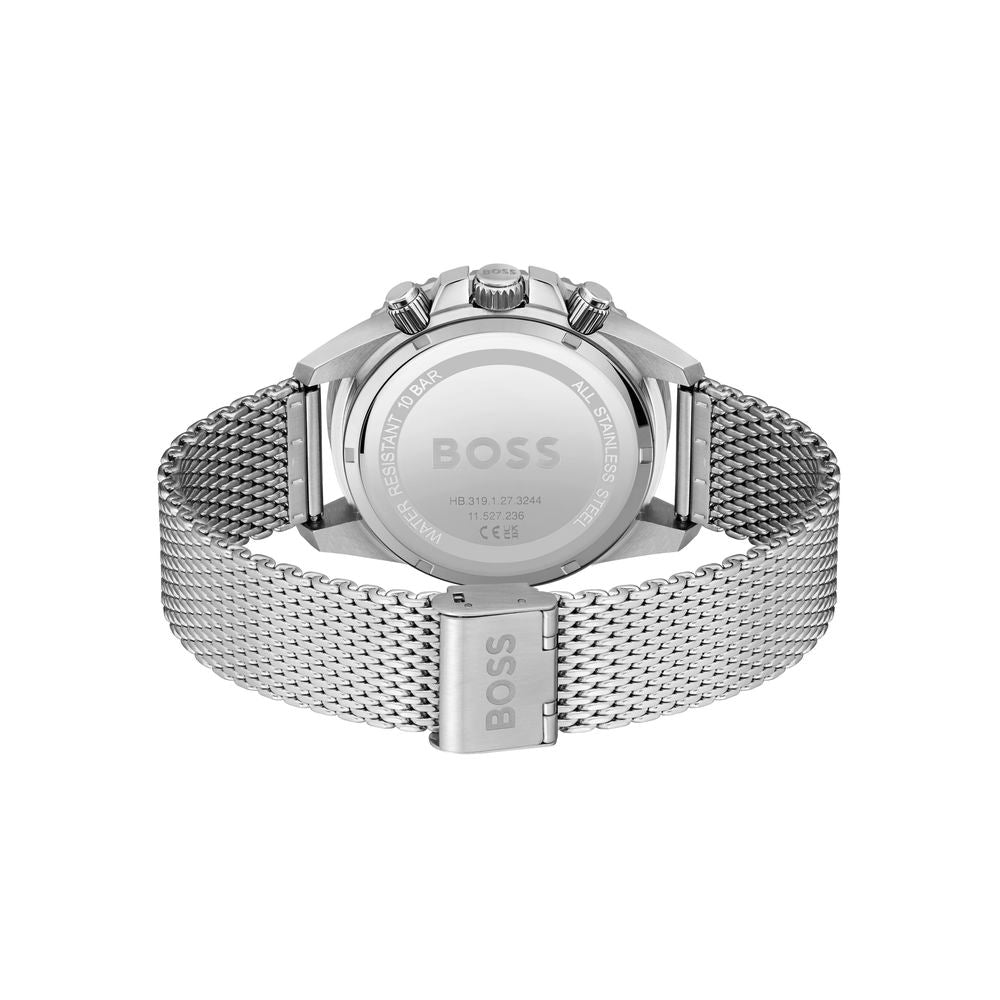 Hugo Boss Stainless Steel Chronograph Watch in Grey