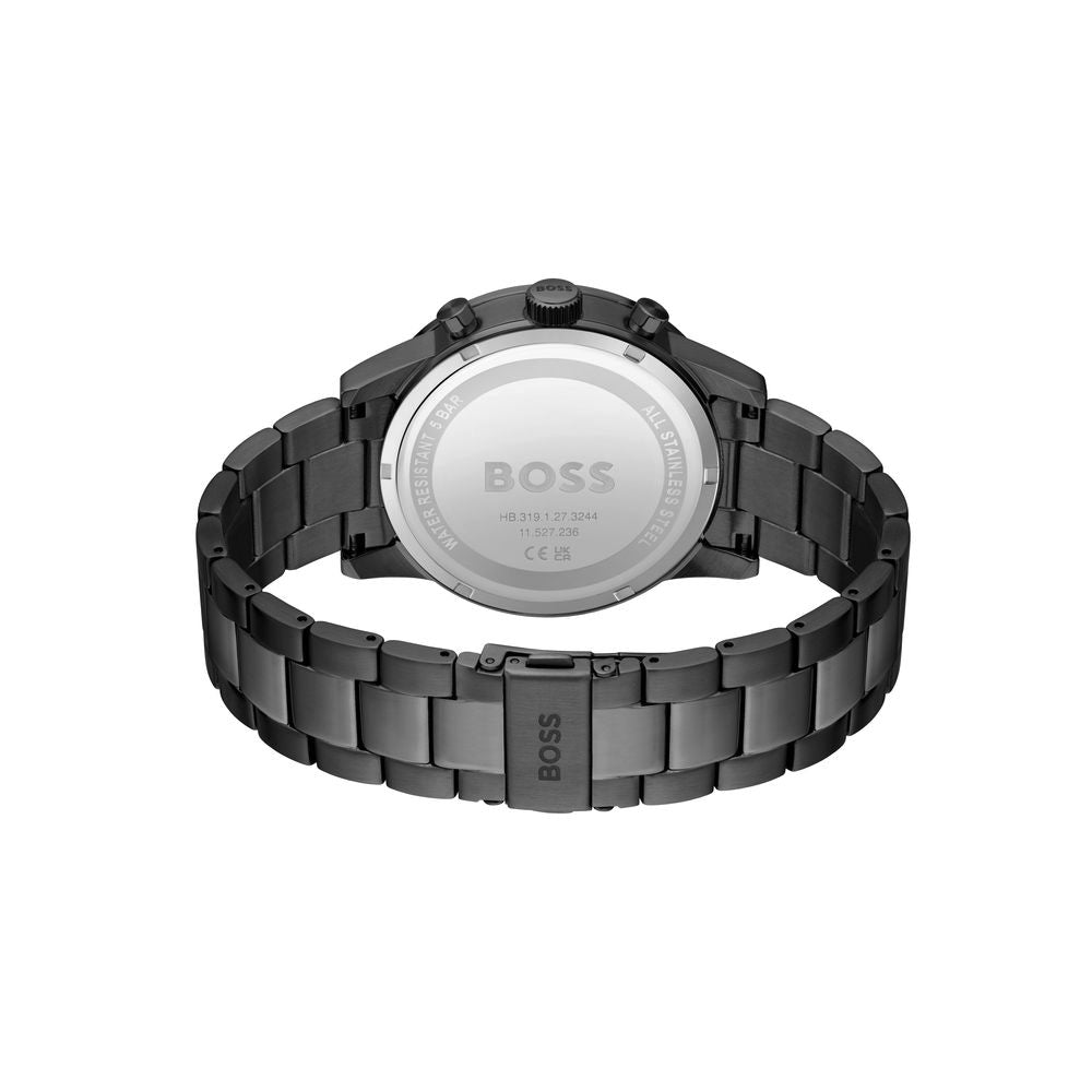Hugo Boss Stainless Steel Chronograph Watch in Grey