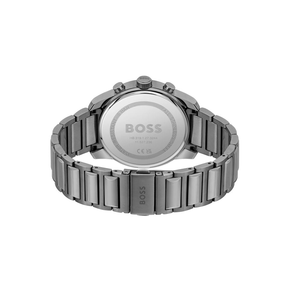 Hugo Boss Stainless Steel Chronograph Watch in Grey