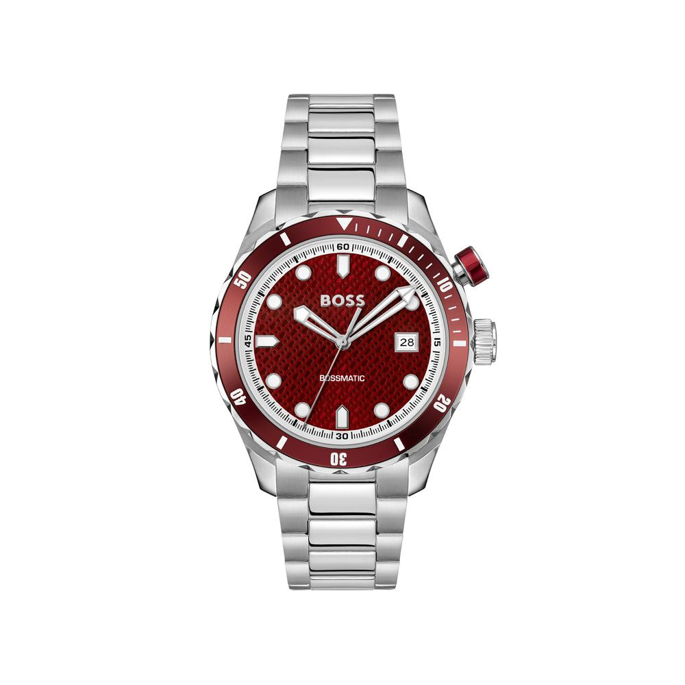 Hugo Boss Stainless Steel Dress Watch in Grey