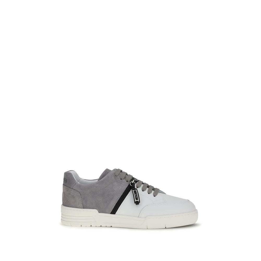 Moschino Multicolor Calf Leather Sneakers mens luxury fashion - Mens Edit