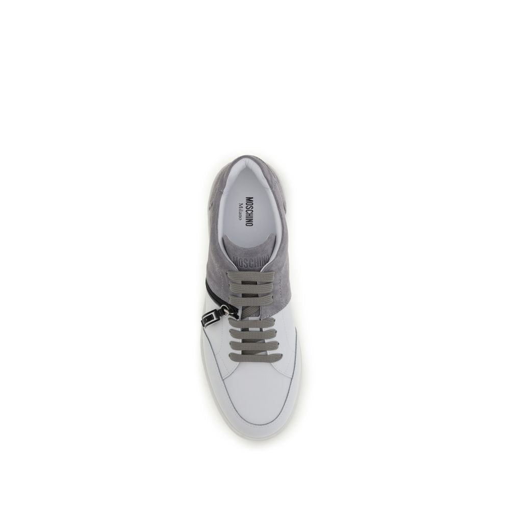 Moschino Multicolor Calf Leather Sneakers