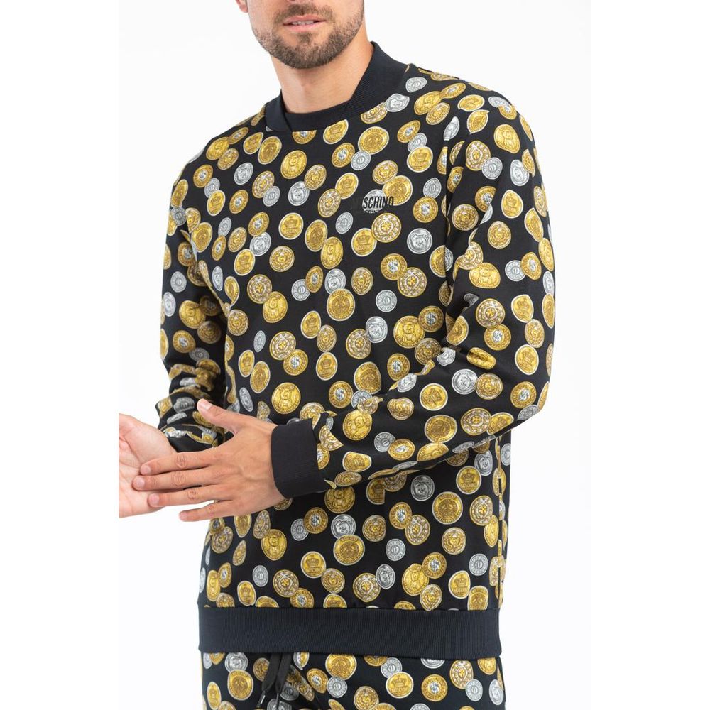 Moschino Cotton Sweatshirt in Black