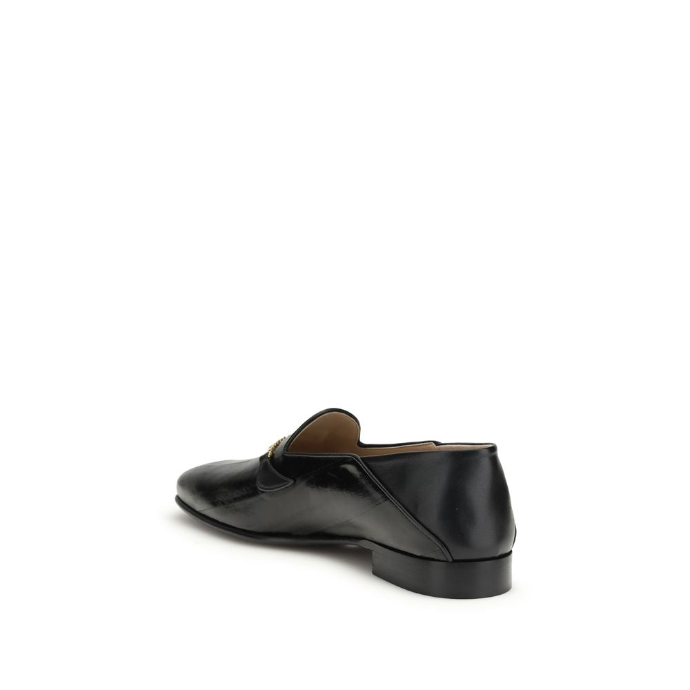Valentino Garavani Loafers από δέρμα μοσχαριού Bos Taurus σε Μαύρο