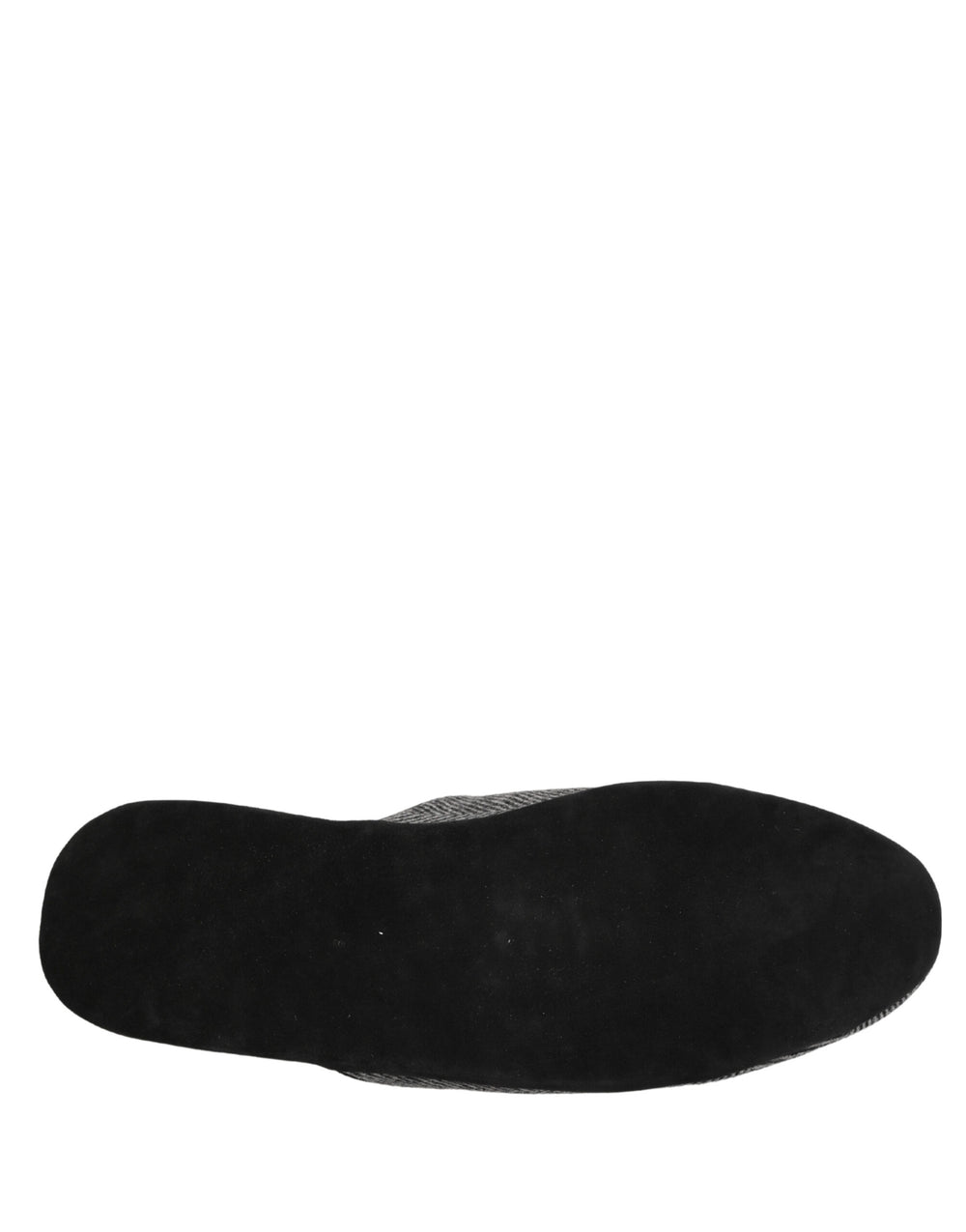 Dolce & Gabbana Cashmere Blend Slippers in Grey Herringbone