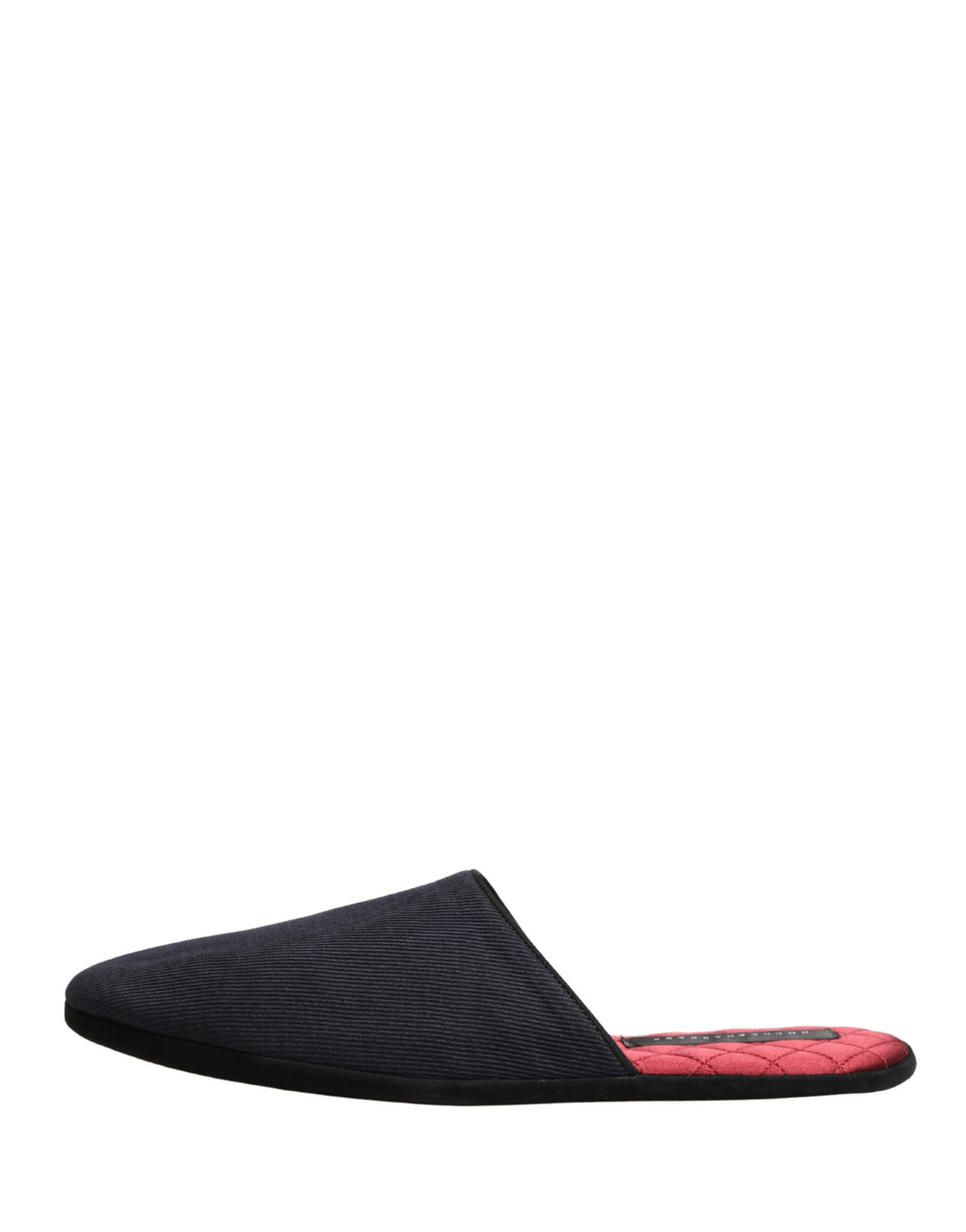 Dolce & Gabbana Wool-Cotton Slippers in Dark Navy