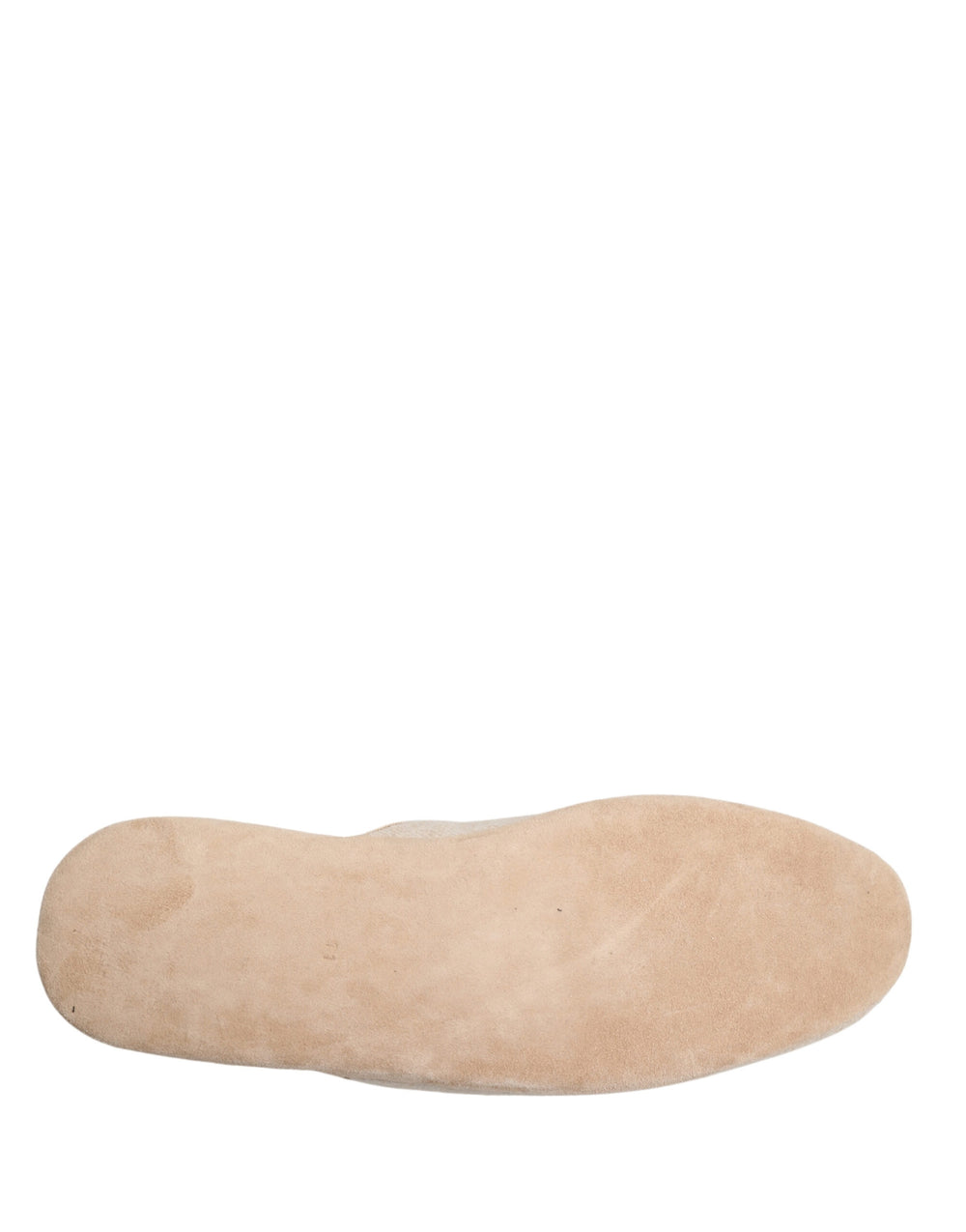 Dolce & Gabbana Shetland Wool Slippers in Beige