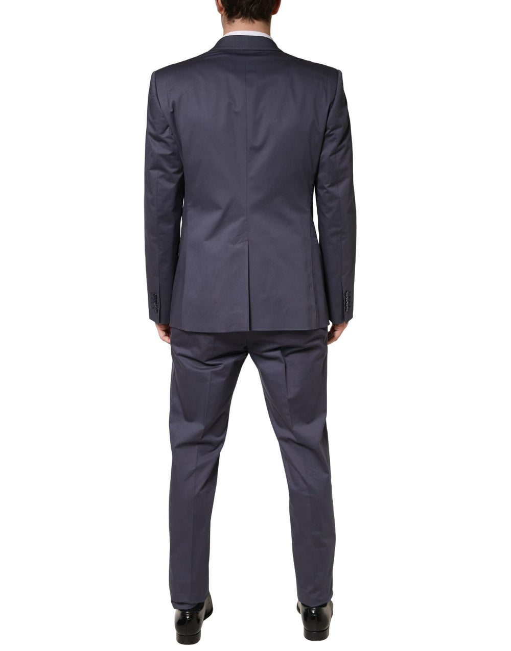Dolce & Gabbana Cotton MARTINI Slim Fit Suit in Blue