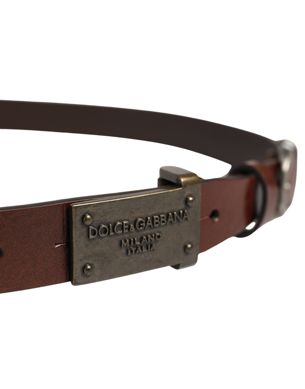 Brown Leather Logo Metal Buckle Men Belt mens luxury fashion - Mens Edit