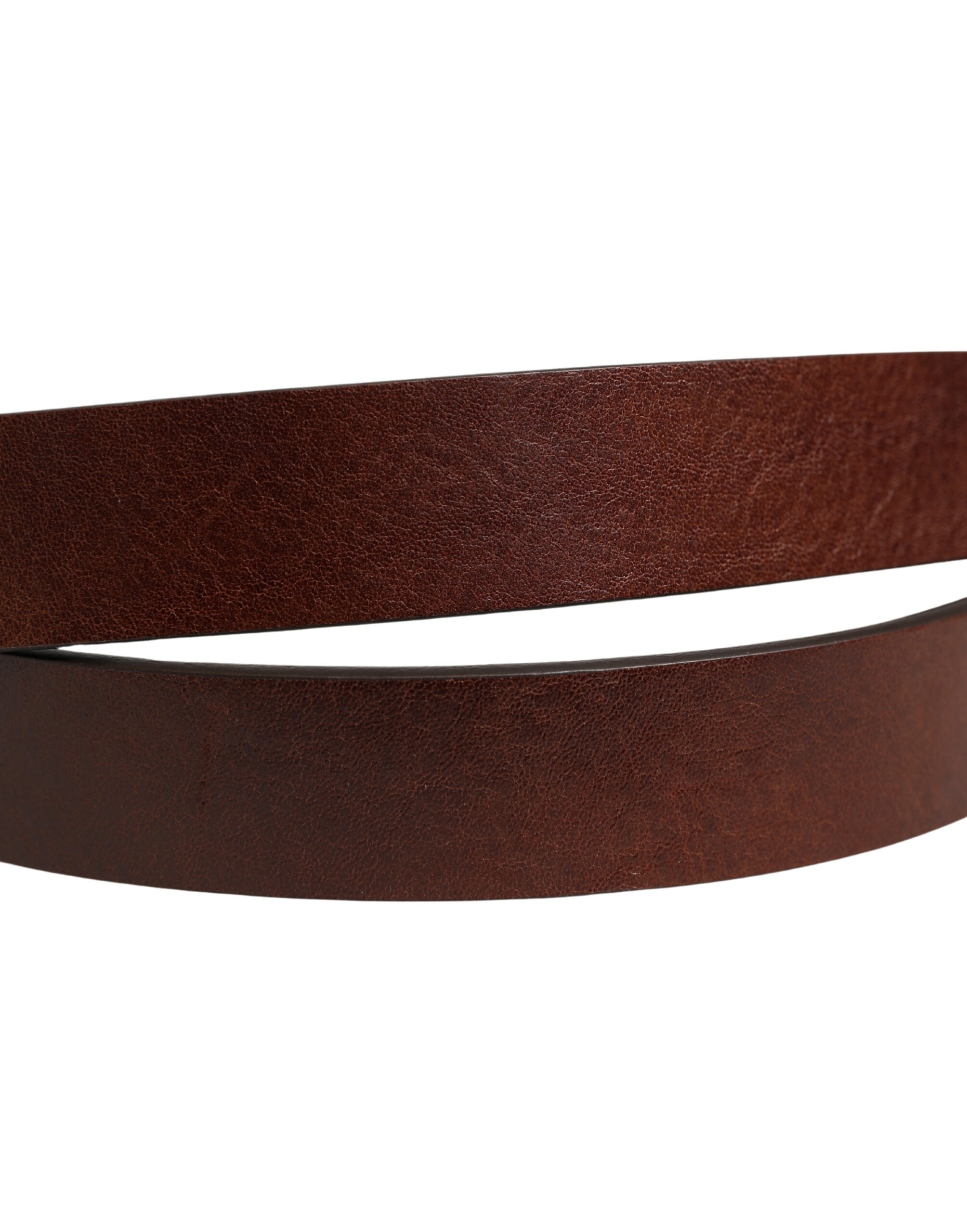Dolce & Gabbana Calf Leather Belt in Brown