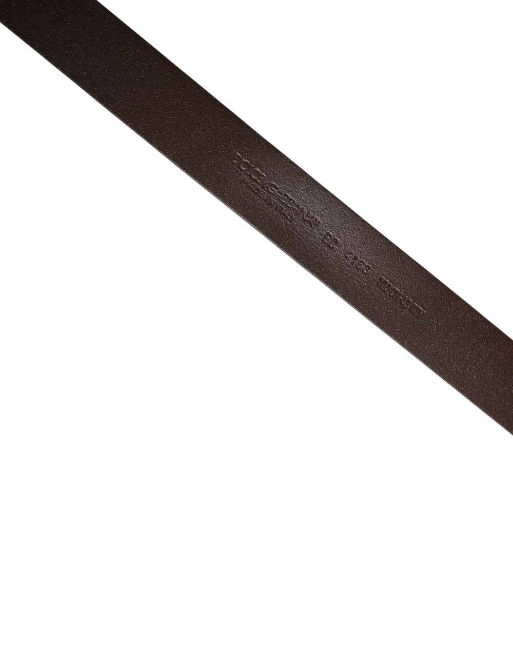 Dolce & Gabbana Calf Leather Belt in Brown