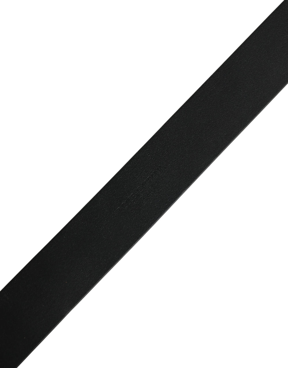 Dolce & Gabbana Calf Leather Belt with Gold-Tone Buckle in Black