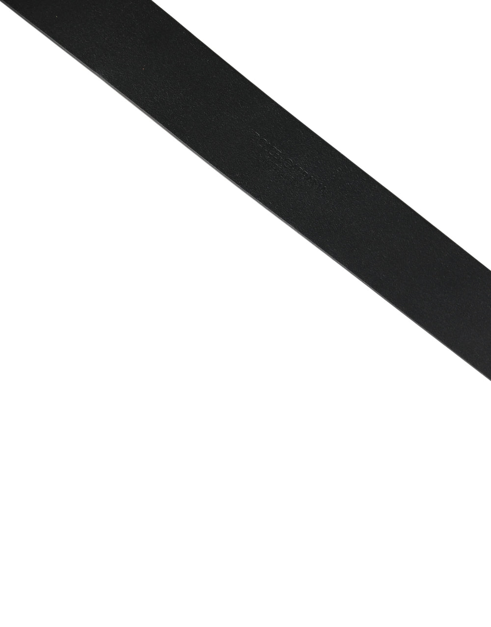 Dolce & Gabbana Calf Leather Belt with Gold-Tone Buckle in Black