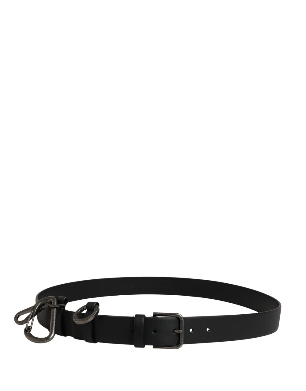 Dolce & Gabbana Calf Leather Belt in Black