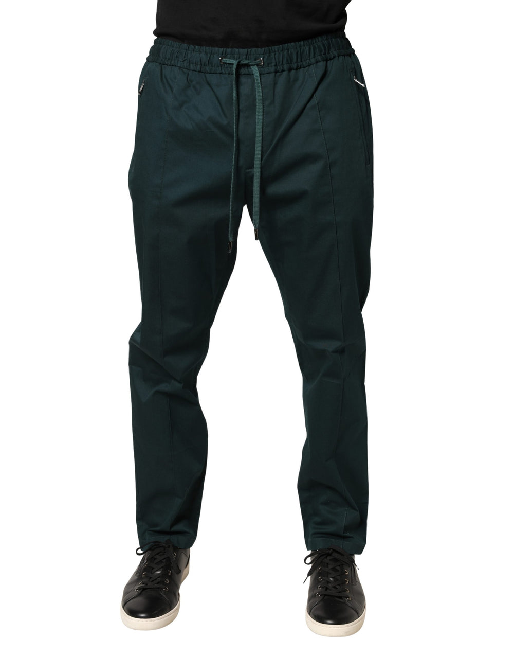 Dolce & Gabbana Cotton Jogger Trousers in Green