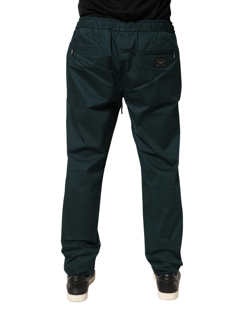 Dolce & Gabbana Cotton Jogger Trousers in Green