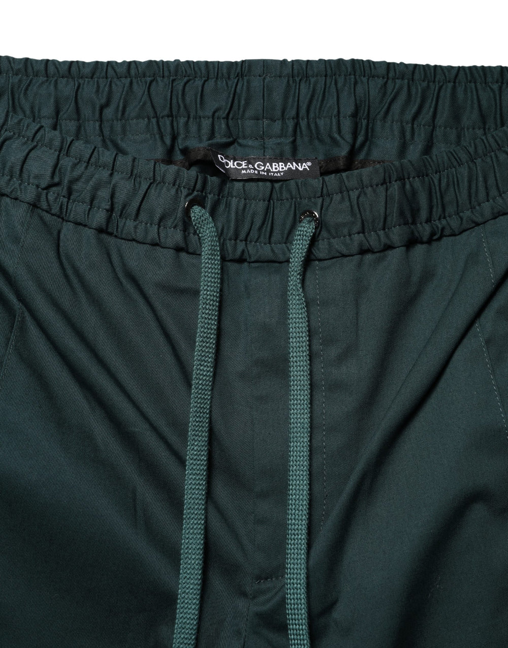 Dolce & Gabbana Cotton Jogger Trousers in Green