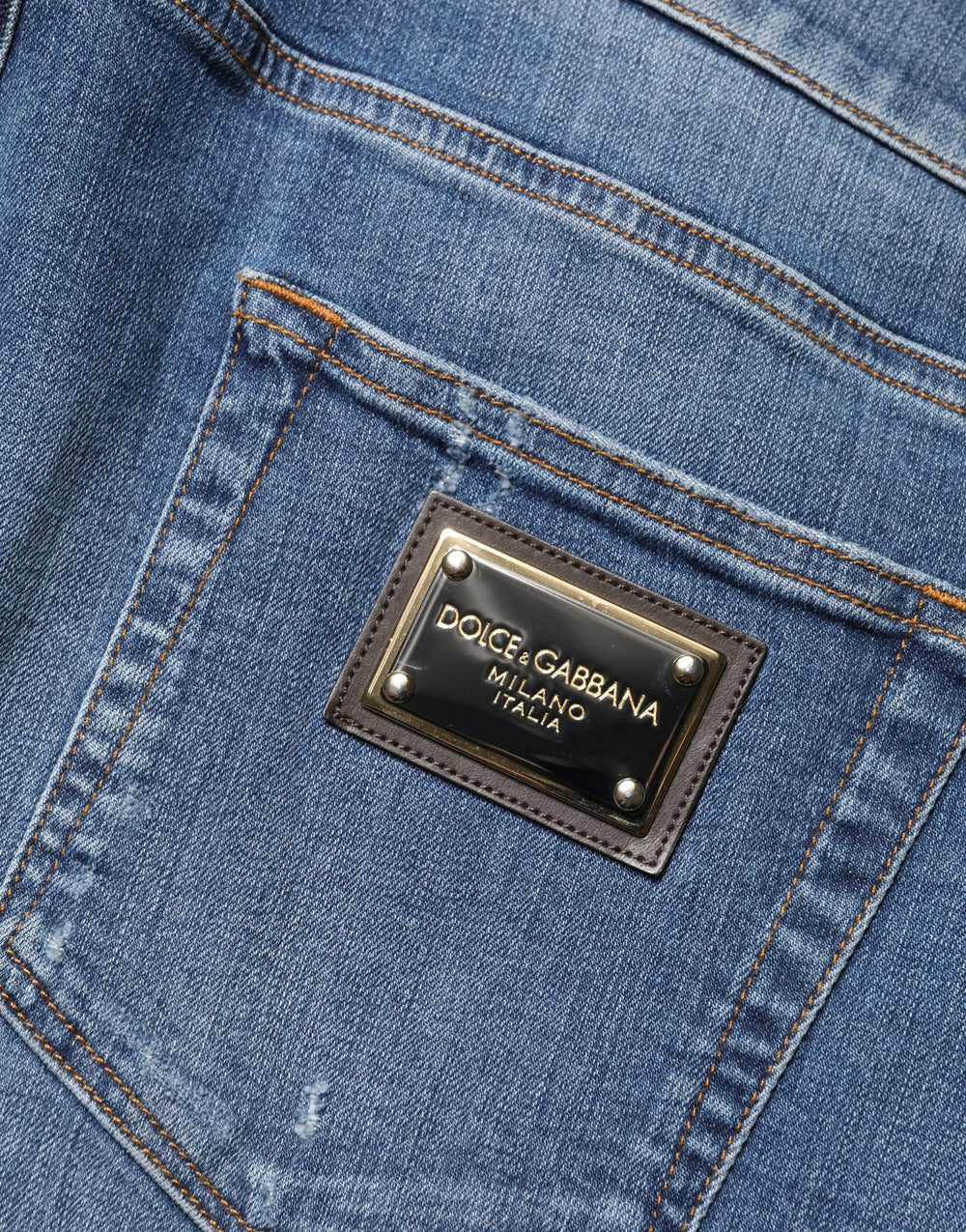 Dolce & Gabbana Skinny Denim Jeans in Blue