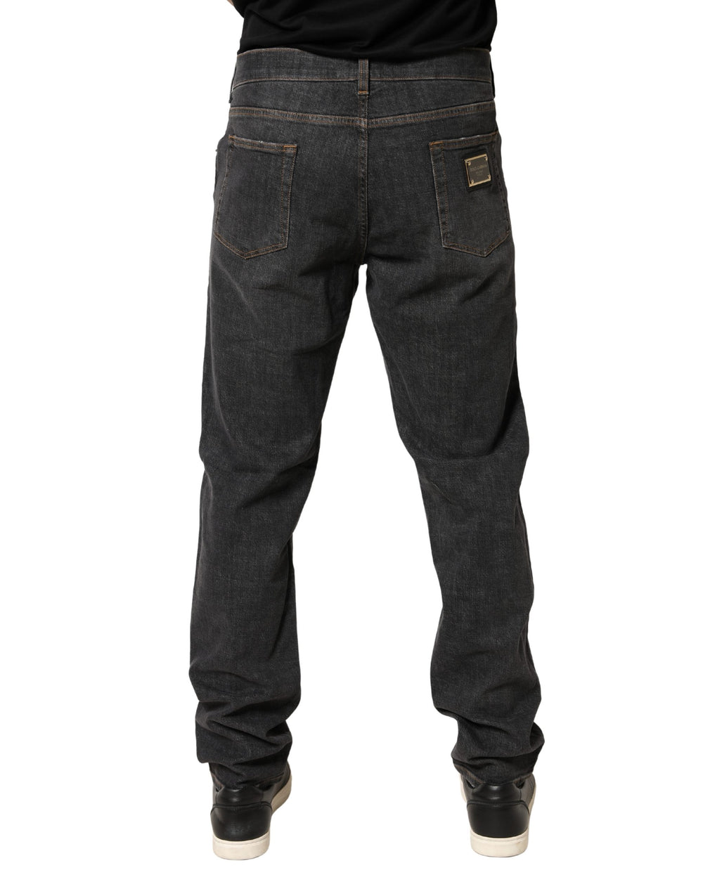 Dolce & Gabbana Slim Fit Jeans in Dark Gray