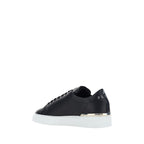 Philipp Plein Black Calf Leather Bos Taurus Sneakers