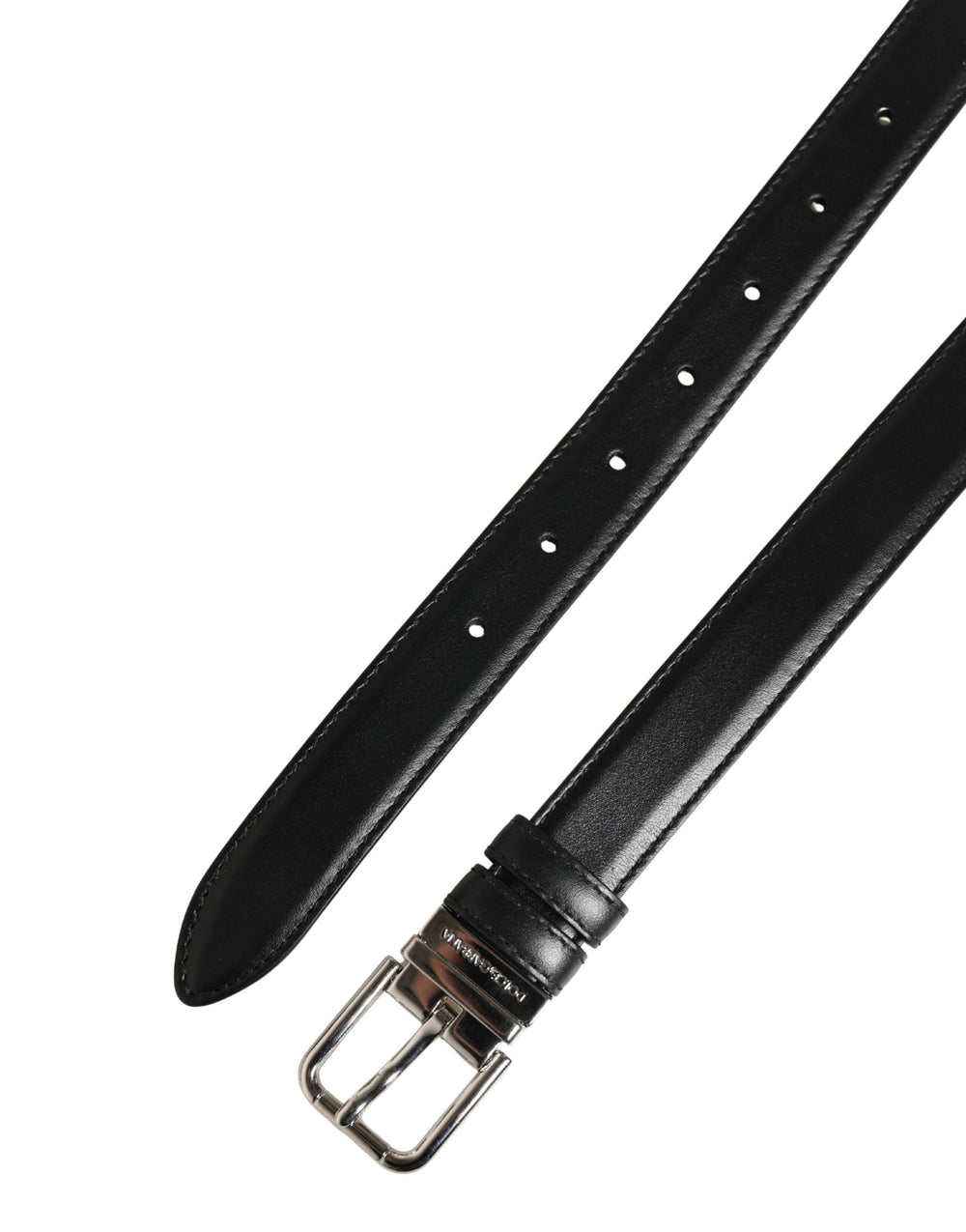 Dolce & Gabbana Calf Leather Belt in Black