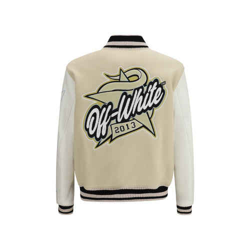 Beige Wool Oves Aries Bomber