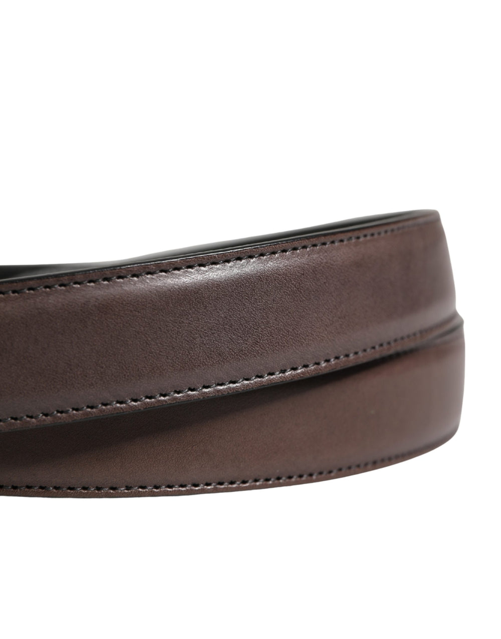 Dolce & Gabbana Calf Leather Belt in Brown
