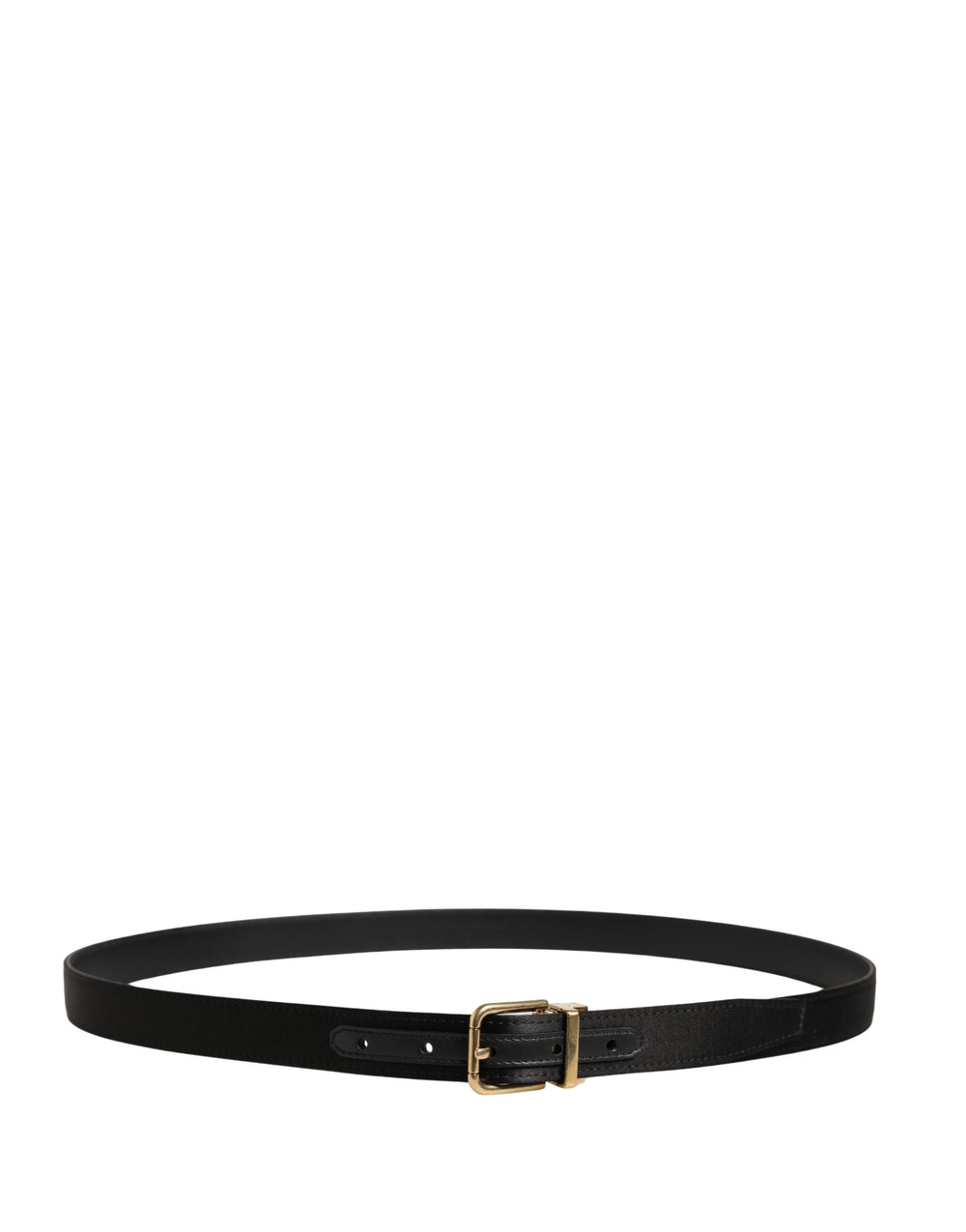 Dolce & Gabbana Silk-Viscose Belt in Black