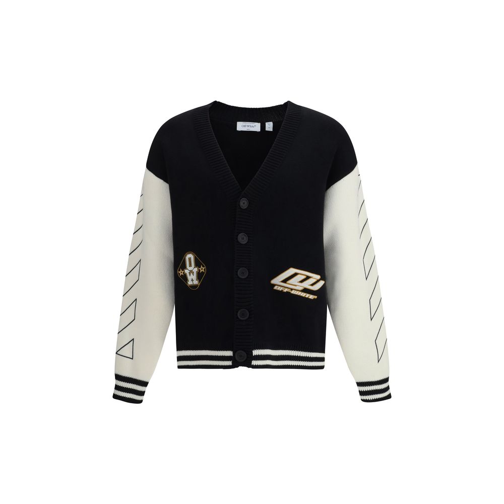 Black Cotton Cardigan