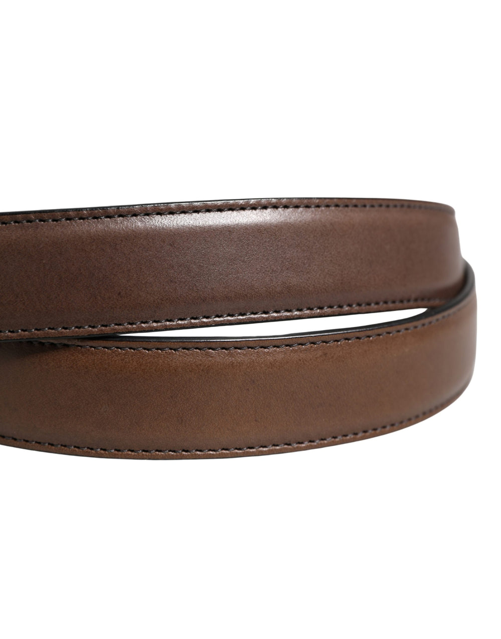 Dolce & Gabbana Calf Leather Belt in Brown