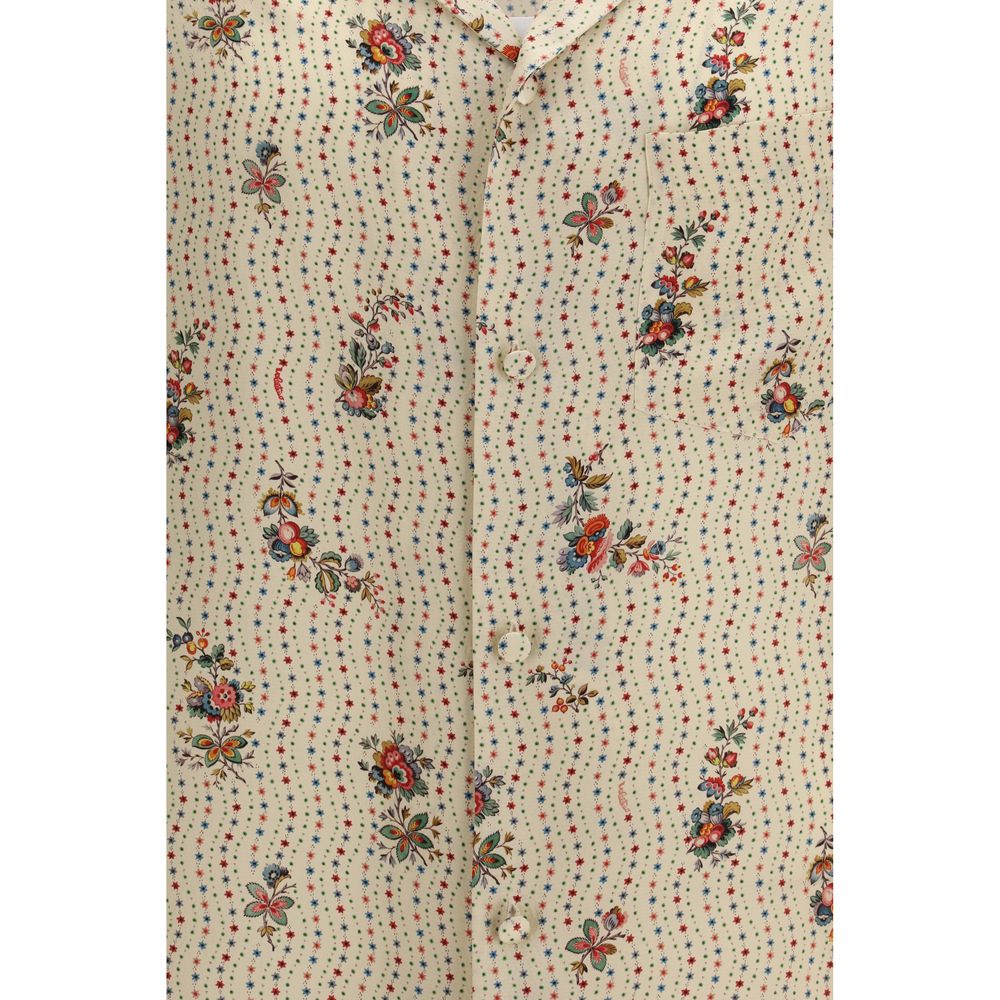 Valentino Silk Bowling Shirt in Multicolor