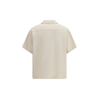 Valentino Beige Denim Bowling Shirt
