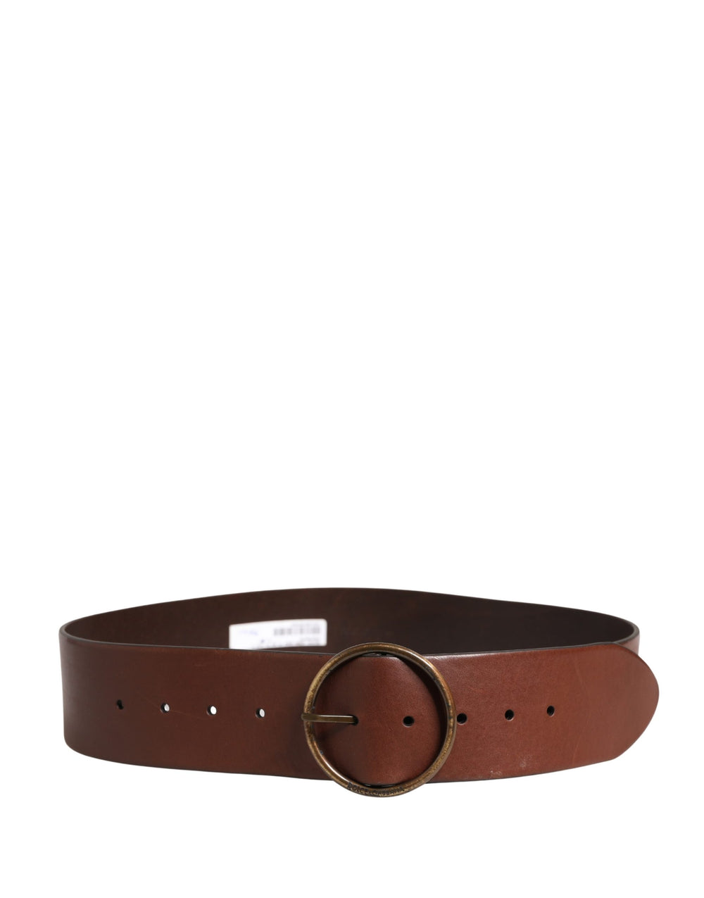 Dolce & Gabbana Leather Wide Waist Belt in Brown