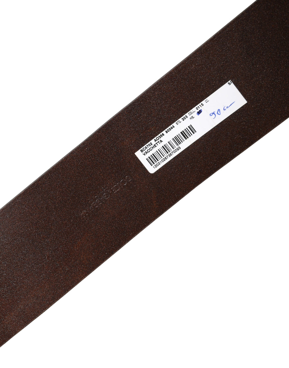 Dolce & Gabbana Leather Wide Waist Belt in Brown