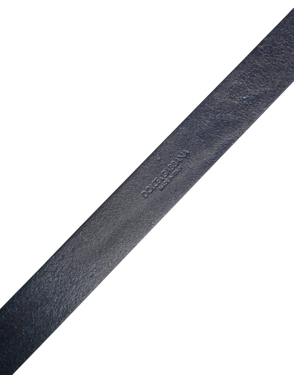 Dolce & Gabbana Calf Leather Belt in Blue