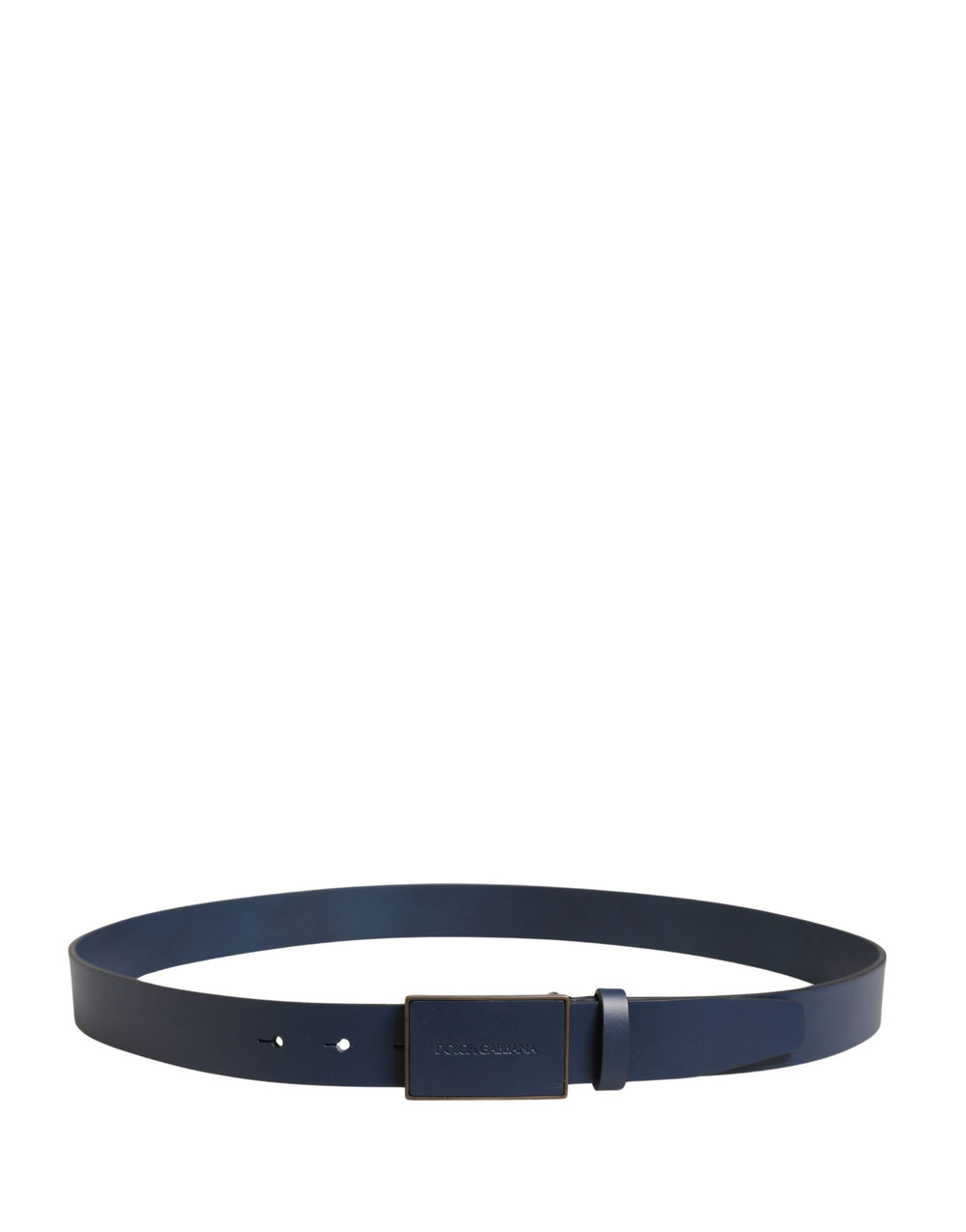 Dolce & Gabbana Calf Leather Belt in Blue