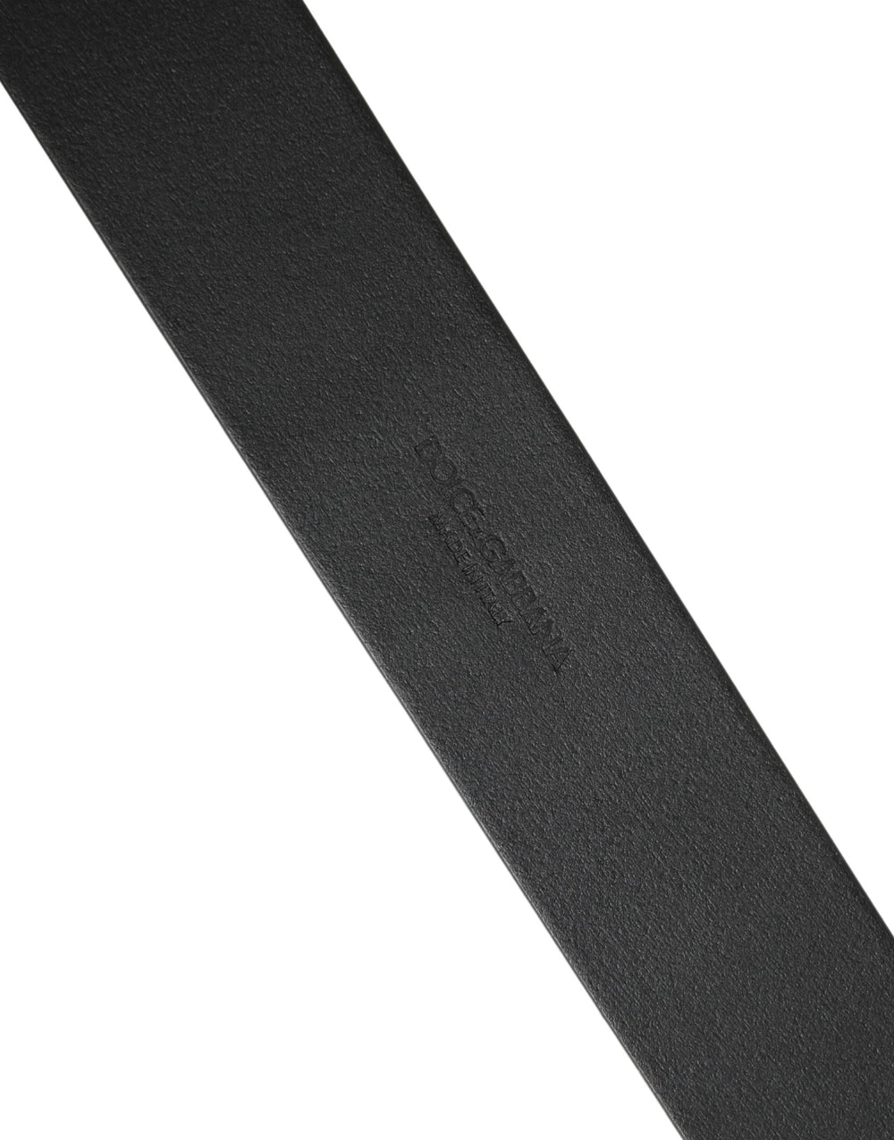 Dolce & Gabbana Calf Leather Belt in Black