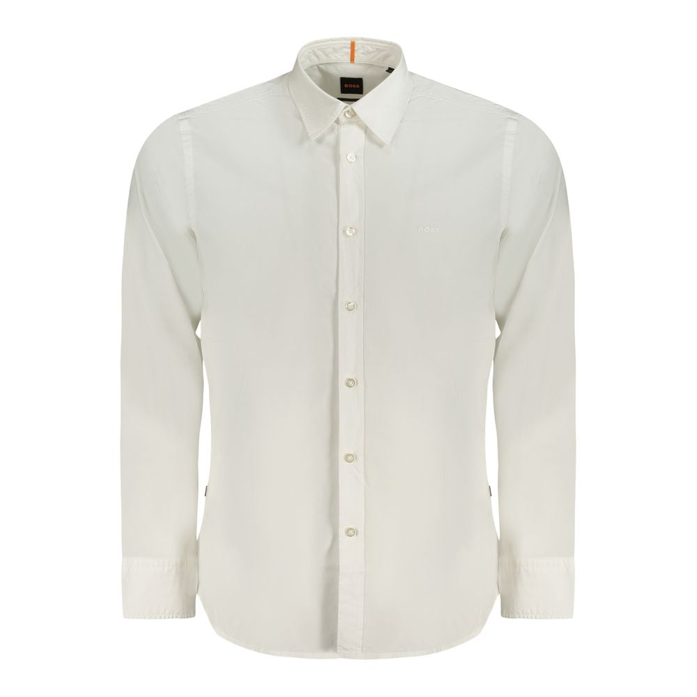 White Cotton Men Shirt mens luxury fashion - Mens Edit
