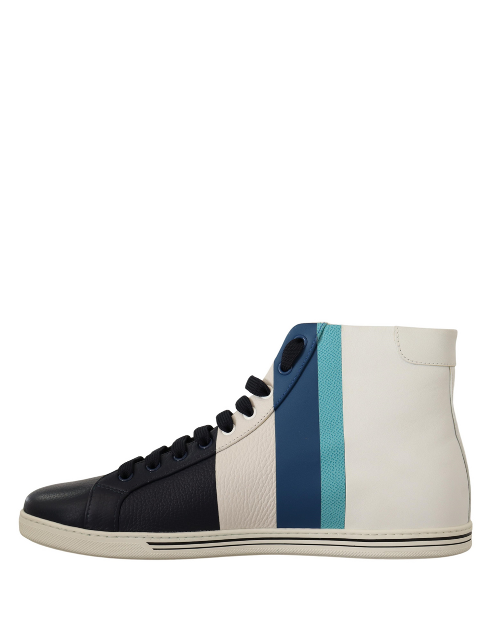 Dolce & Gabbana Leather Mid-Top Sneakers in Multicolor