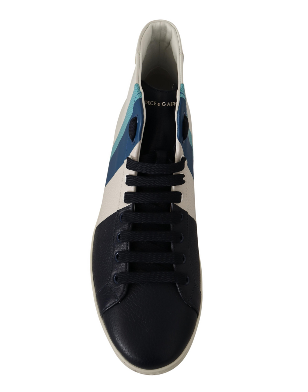 Dolce & Gabbana Leather Mid-Top Sneakers in Multicolor