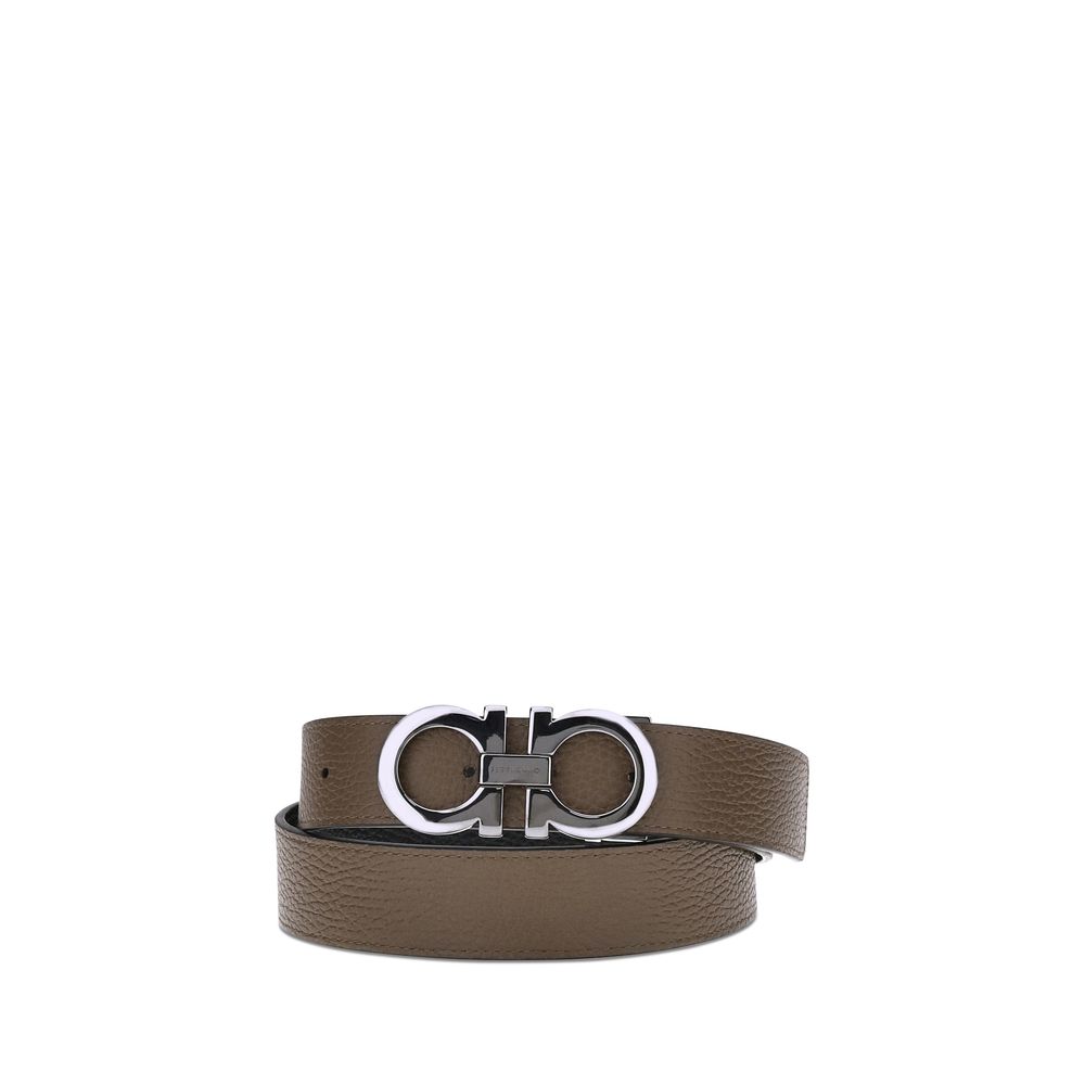 Ferragamo Reversible Calfskin Leather Belt mens luxury fashion - Mens Edit