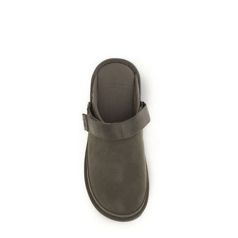 UGG Mules από Δέρμα Μοσχαριού σε Καφέ