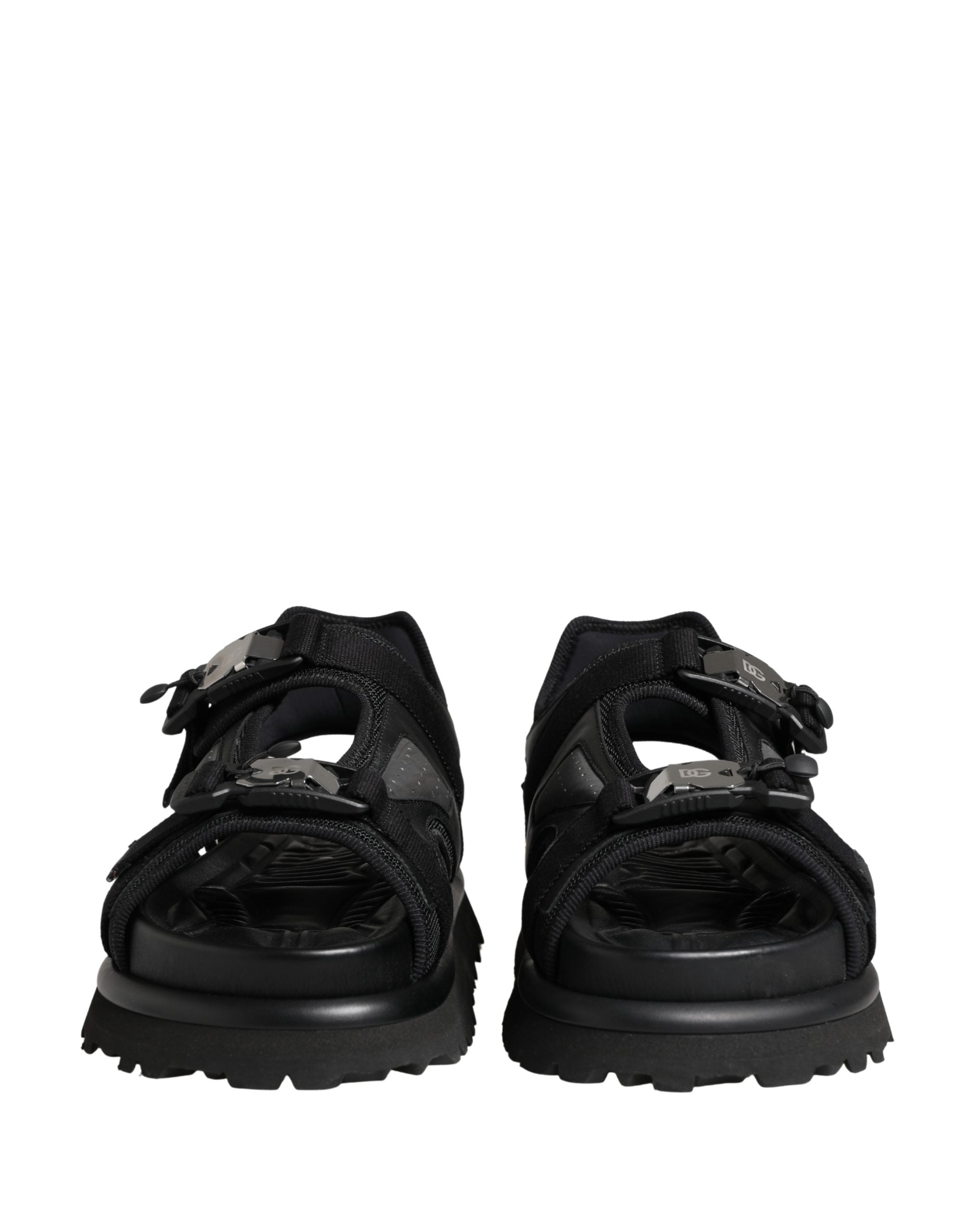 Black Logo Detailed Men Chunky Sandals Shoes mens luxury fashion - Mens Edit