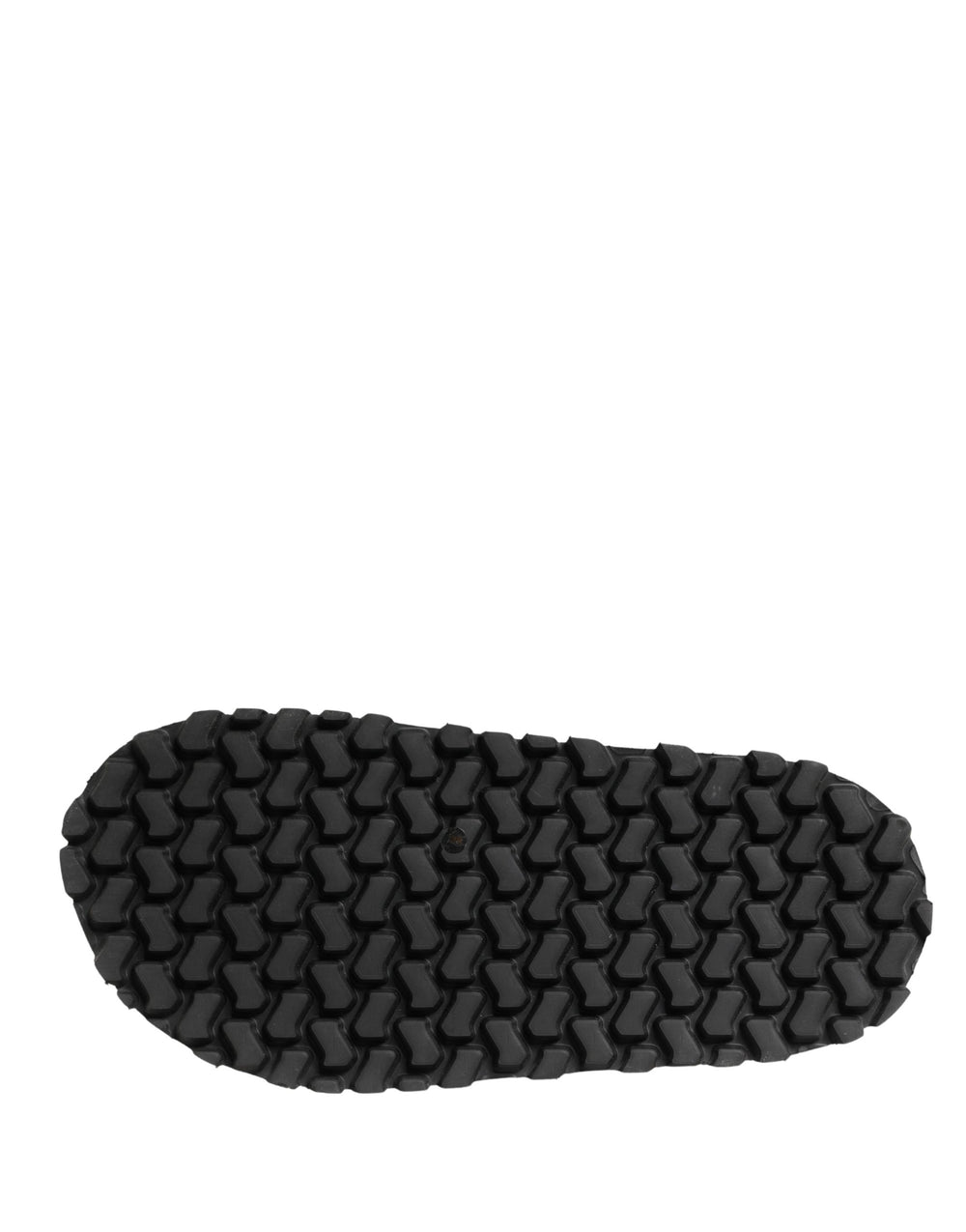 Dolce & Gabbana Leather Chunky Sandals in Black