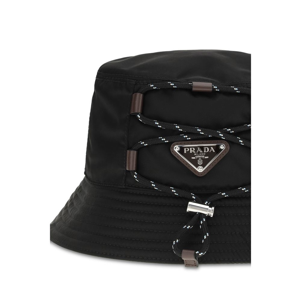 Prada Re-Nylon Bucket Hat in Black