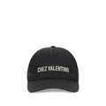 Valentino Garavani Black Cotton Cap Embroidered mens luxury fashion - Mens Edit