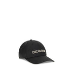 Valentino Garavani Black Cotton Baseball Cap