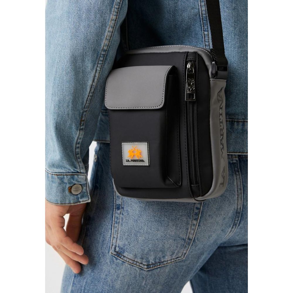La Martina Bicolor Crossbody Bag σε Χακί