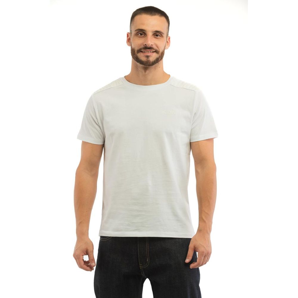 Moschino White Cotton T-Shirt mens luxury fashion - Mens Edit