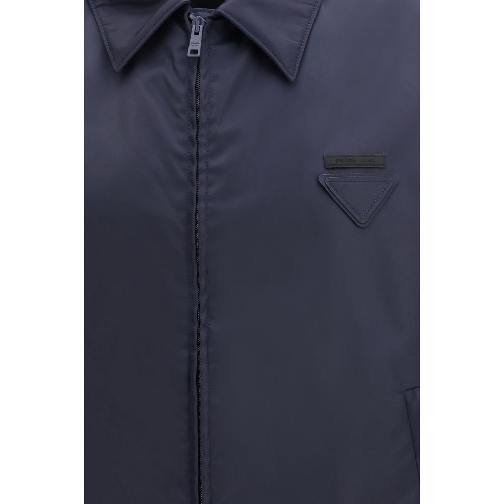 Prada Re-Nylon Shell Jacket σε Μπλε